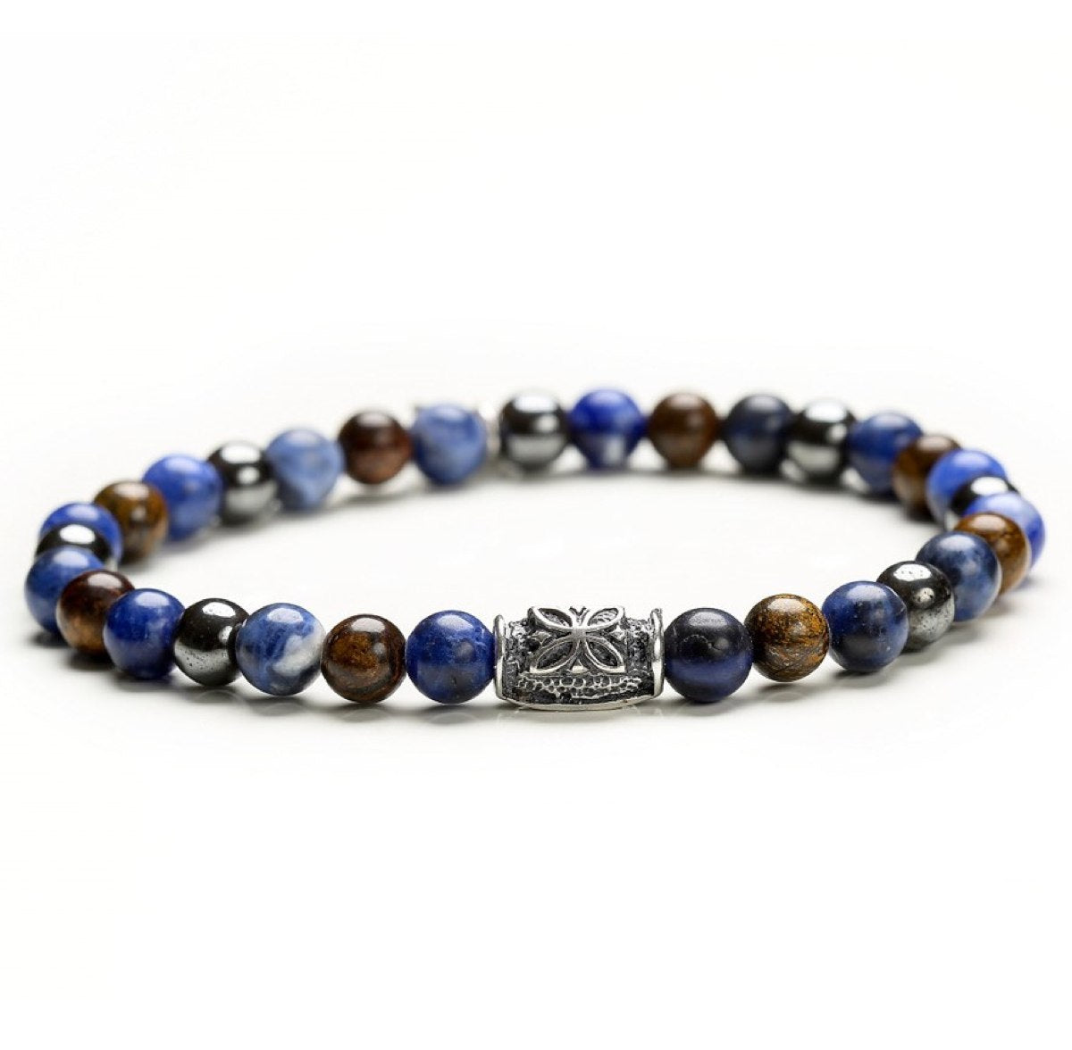 Uomo bracciale uomo gioielli Gerba Blue Dark