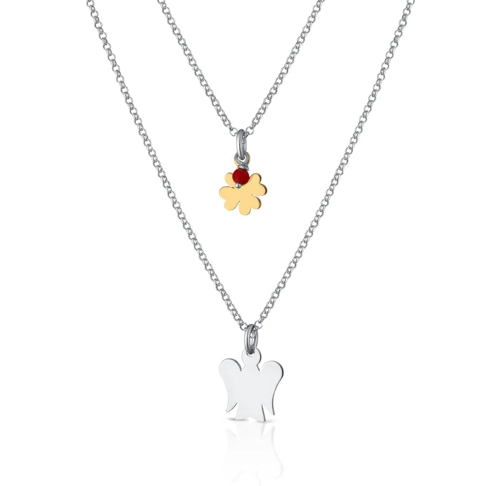 Collana Roberto Giannotti CON ANGELO ALA E ZIRCONI - GIA374