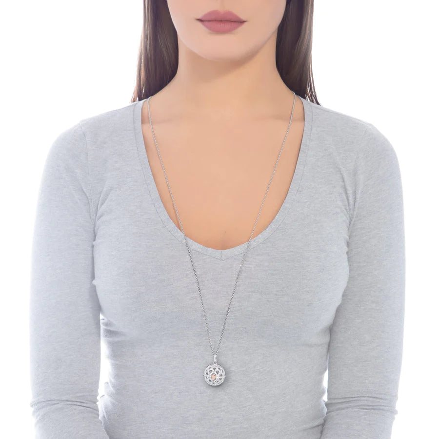 COLLANA CHIAMA ANGELI IN ARGENTO E ZIRCONI