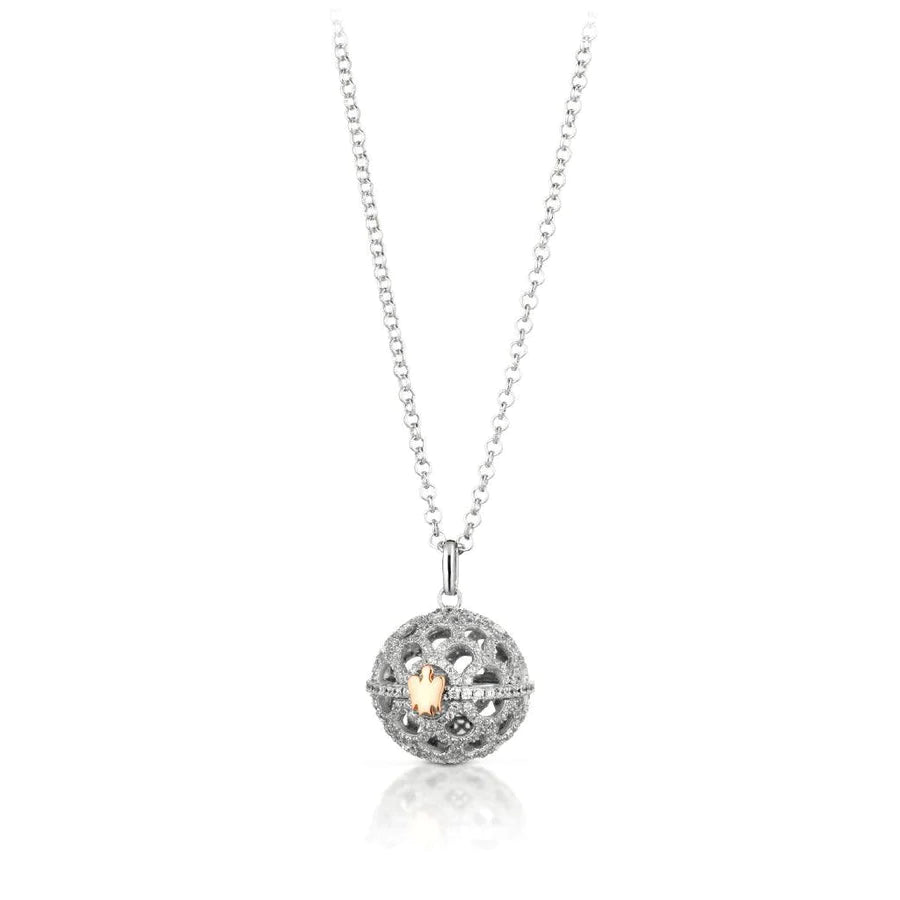 COLLANA CHIAMA ANGELI IN ARGENTO E ZIRCONI