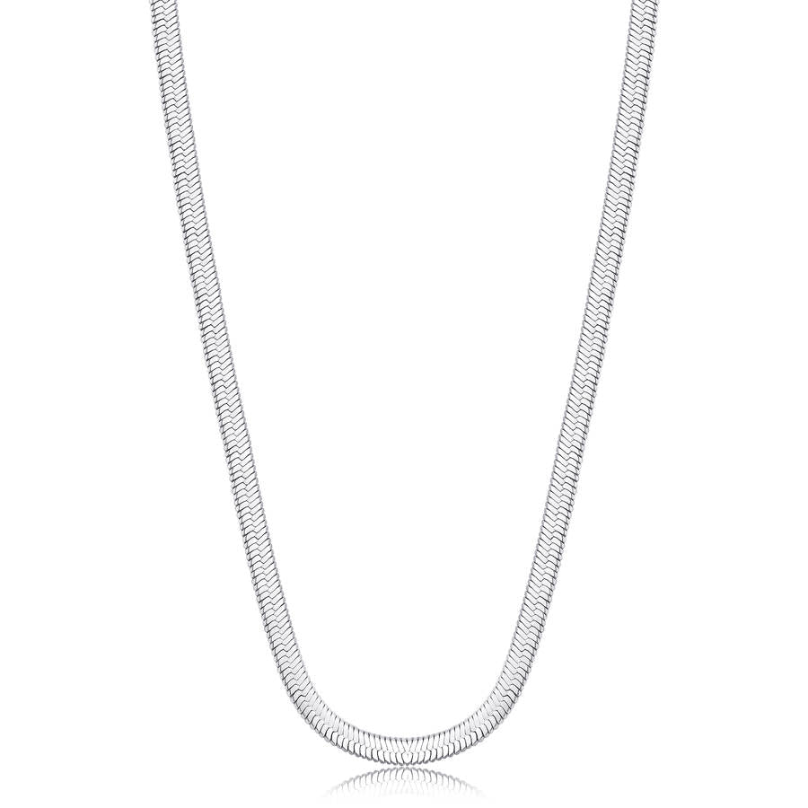 Collana CHUNKY in acciaio, catena snake