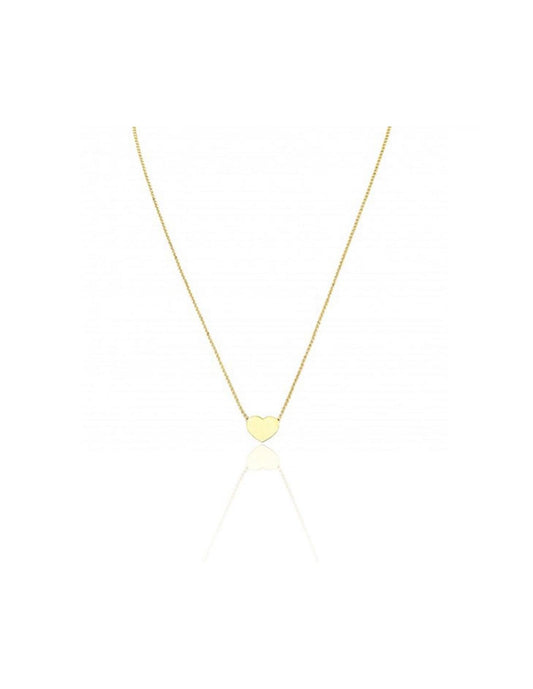 Collana argento dorata cuore Prega, Ama