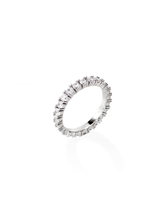 Anello argento veretta
