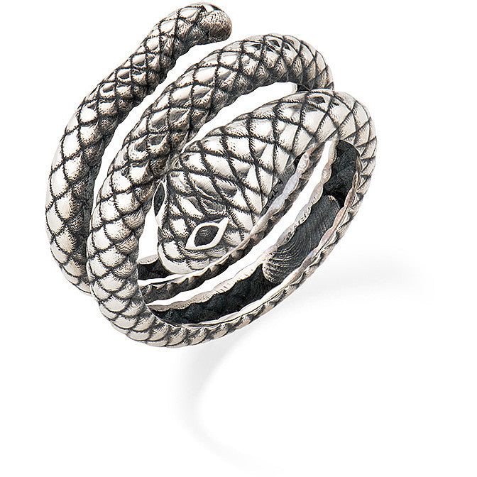 Anello argento serpente Hipster