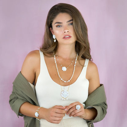 BRACCIALE NIVY CAMMEO A FIORE FRIDA CA00057#G
