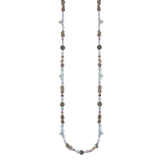 COLLANA NIVY ACQUAMARINA E LABRADORITE NIVY ESSENCE CARP1097#G