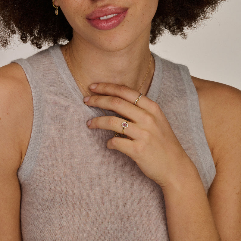 ANELLO BLUSH ORO 14KT 1271YAM