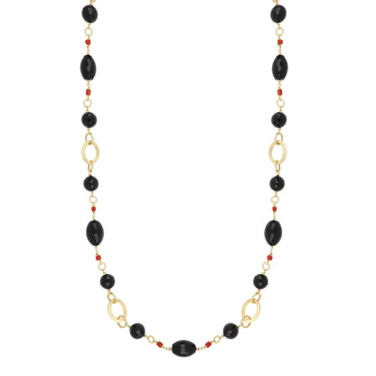 COLLANA NIVY ONICE NERO - VIVIENNE CARP0369#G