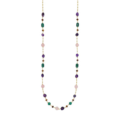 COLLANA NIVY CON PIETRE DURE - MINERVA CARP0958#G
