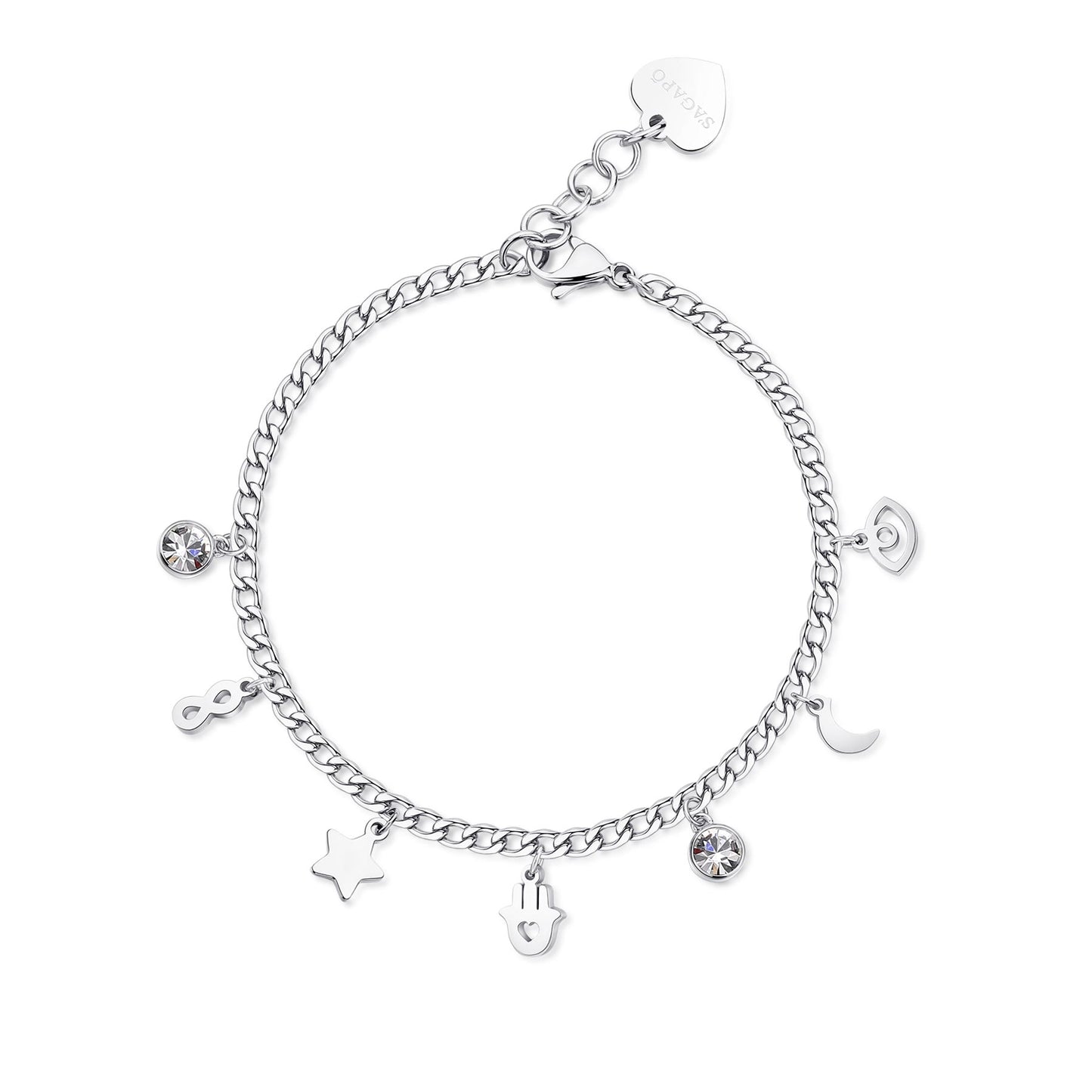 BRACCIALE S'AGAPO' MESSAGE SSG12