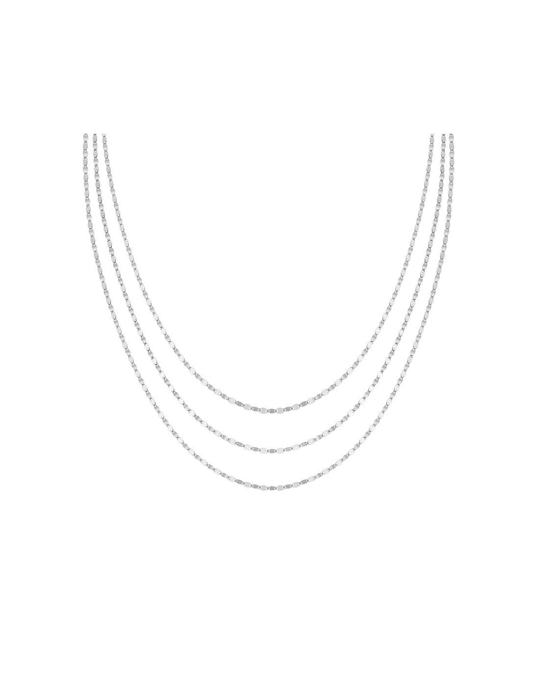 Collana multifilo Elegance in argento