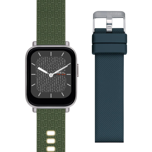 Smartwatch SBT-1 SMARTWATCH CON DOPPIO CINTURINO E CASSA SILVER EW0604