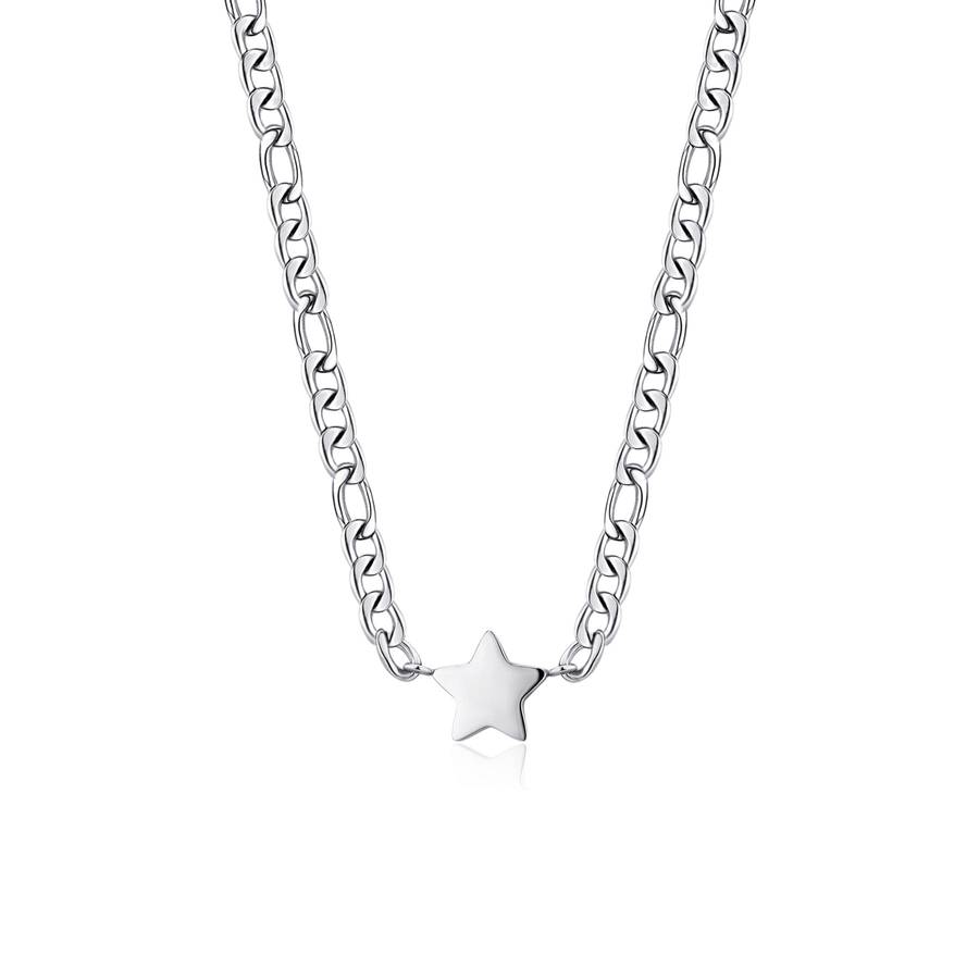 Collana MY LOVE in acciaio e stella