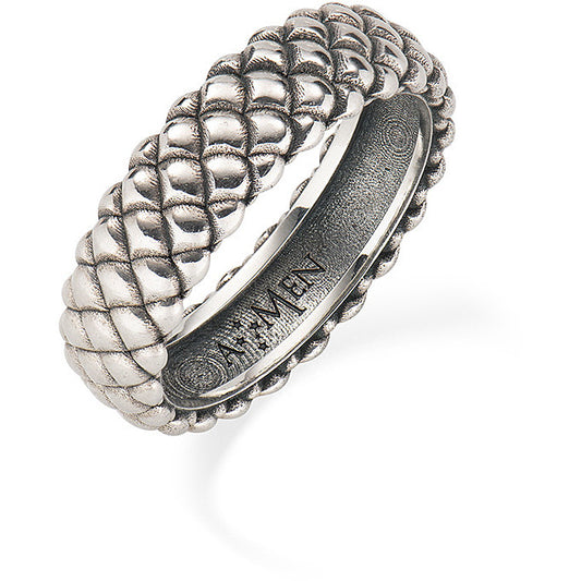 Anello fascia argento Hipster