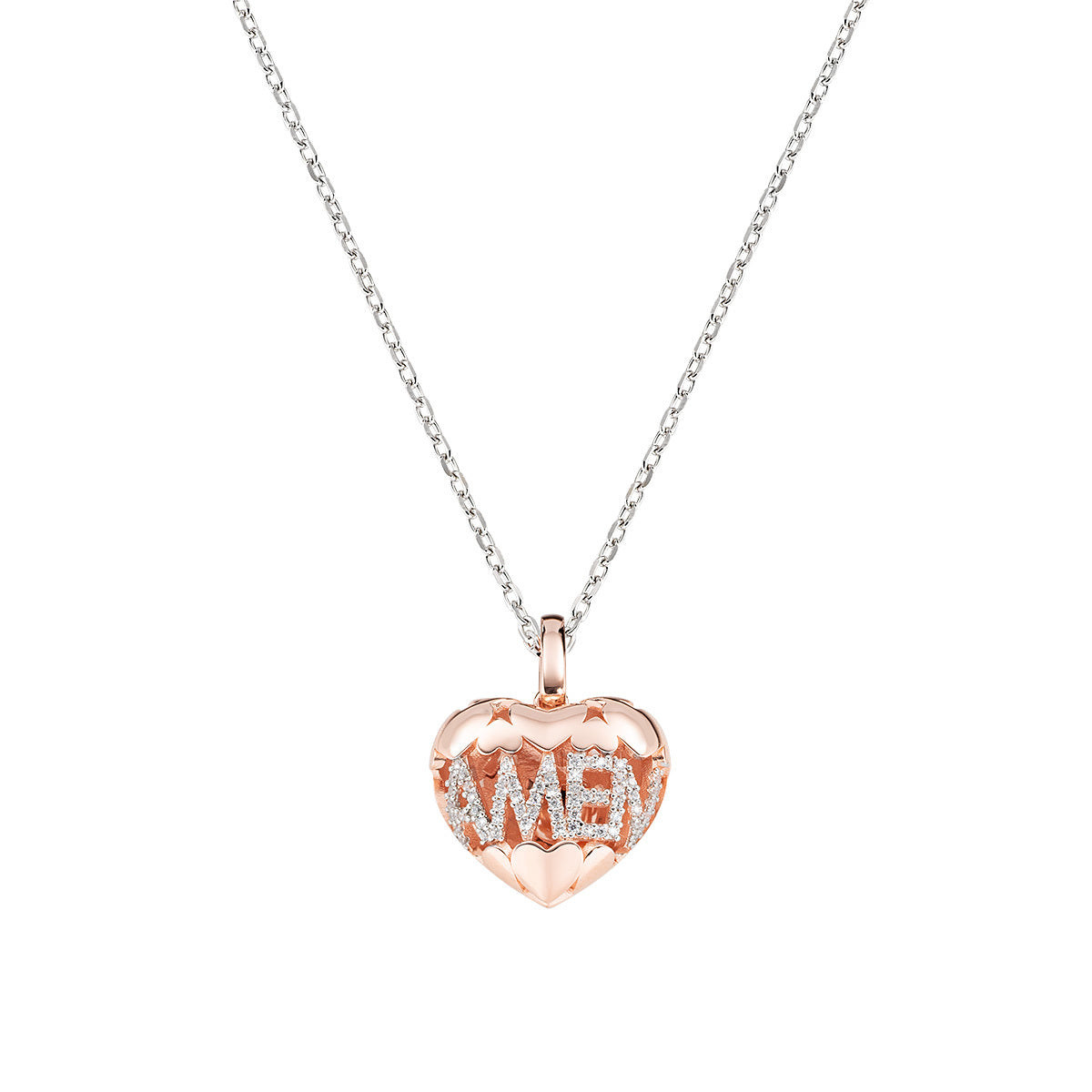Collana Chiama Angeli Cuore CCACUBR